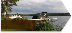 Boating at Iron Lake Wisconsin