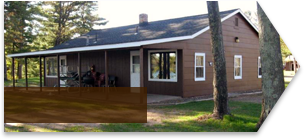 Cabins at Iron Lake Wisconsin